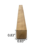 PROSAUNAS Thermo-Aspen Sauna Wood, 1x1 (21mm x 21mm), Smooth 4 Sides Eased Edges, Moulding, SHP Profile