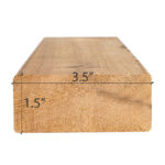 Dimensions for Cedar 2x4 S4EE PROSAUNAS Wood720