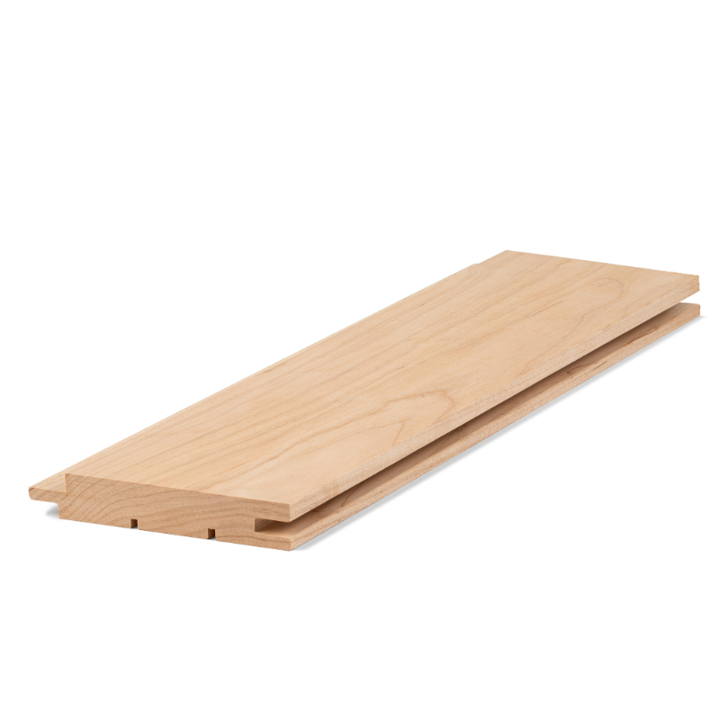 Alder sauna board 1x4 smooth profile