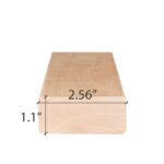 2x3 Alder Sauna Wood from PROSAUNAS Dimensions