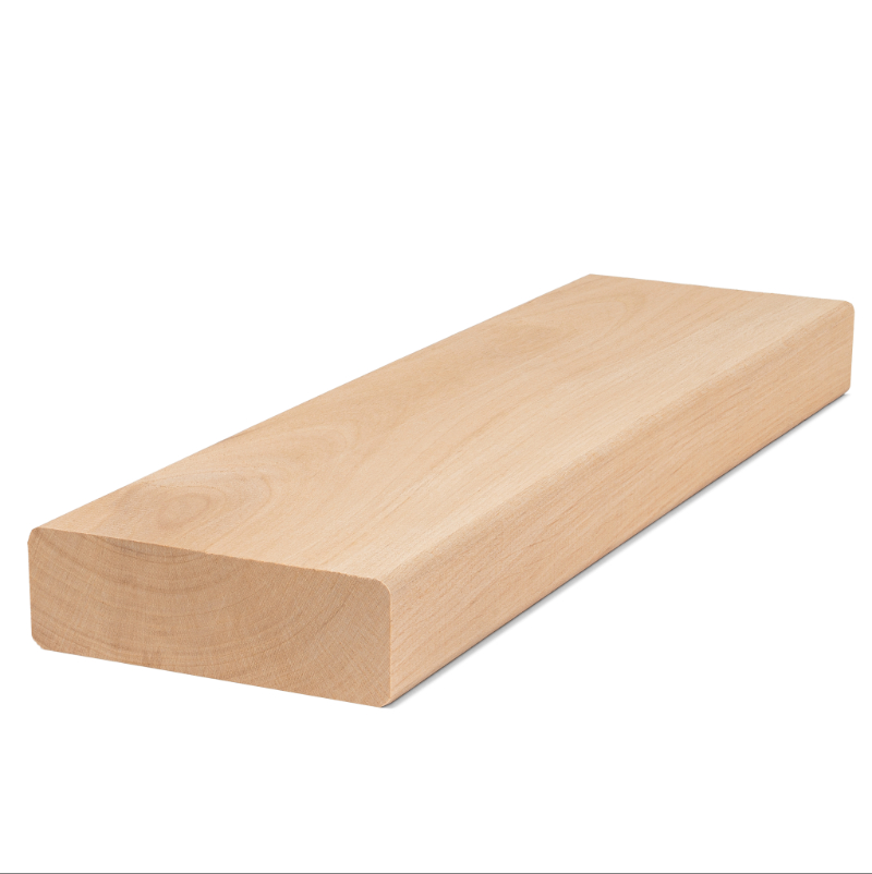 Alder 2x4 S4SEE SHP sauna wood profile