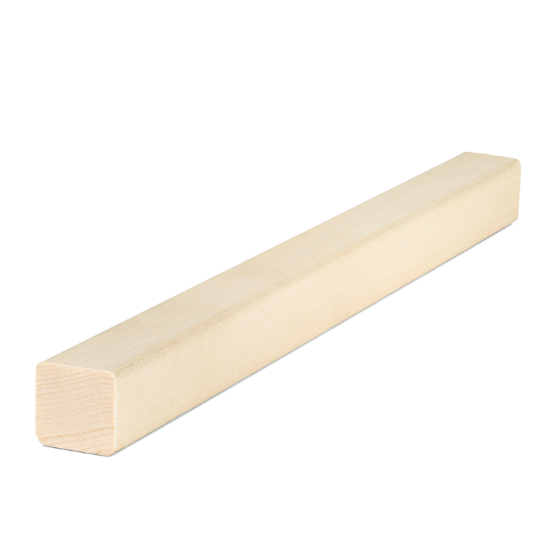 Aspen 1x1 tongue and groove sauna trim, S4SEE smooth finish