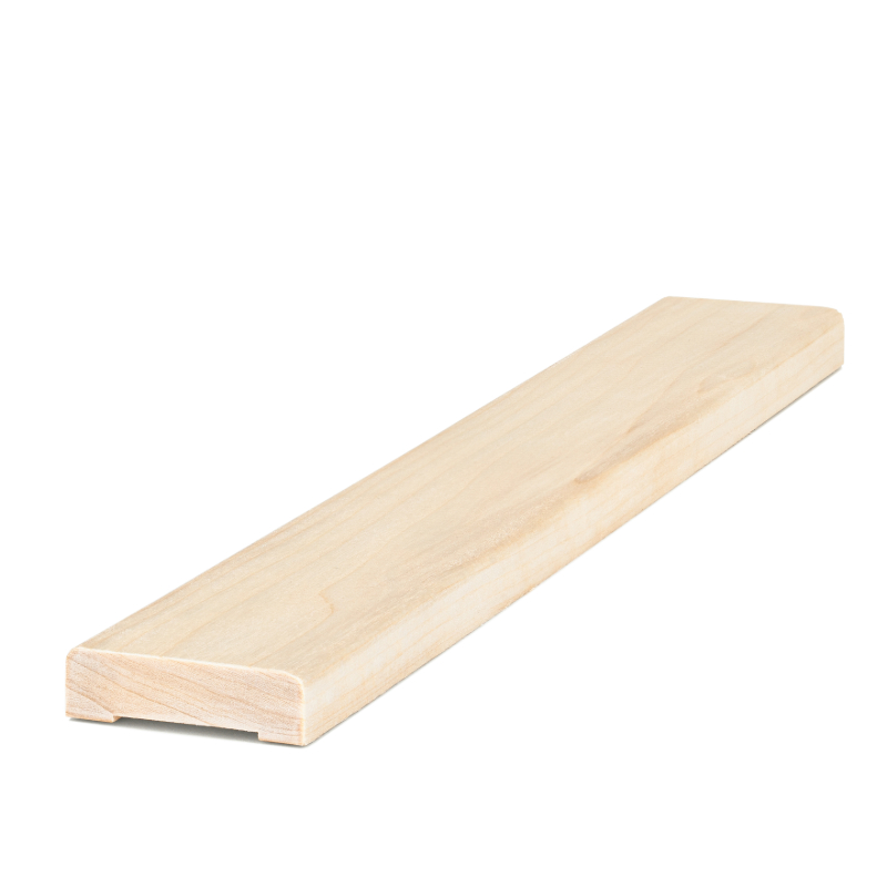 Aspen 1x2 tongue and groove trim board for sauna interiors