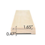 PROSAUNAS Aspen 1x2 tongue & groove sauna wood