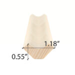 Premium Aspen 1x2 TG trim wood for sauna wall and ceiling detailing