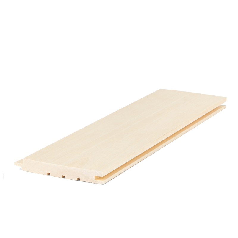 Aspen 1x5 tongue and groove STS4 sauna wood panel