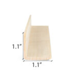 Dimensions for PROSAUNAS 2x2 Sauna Wood