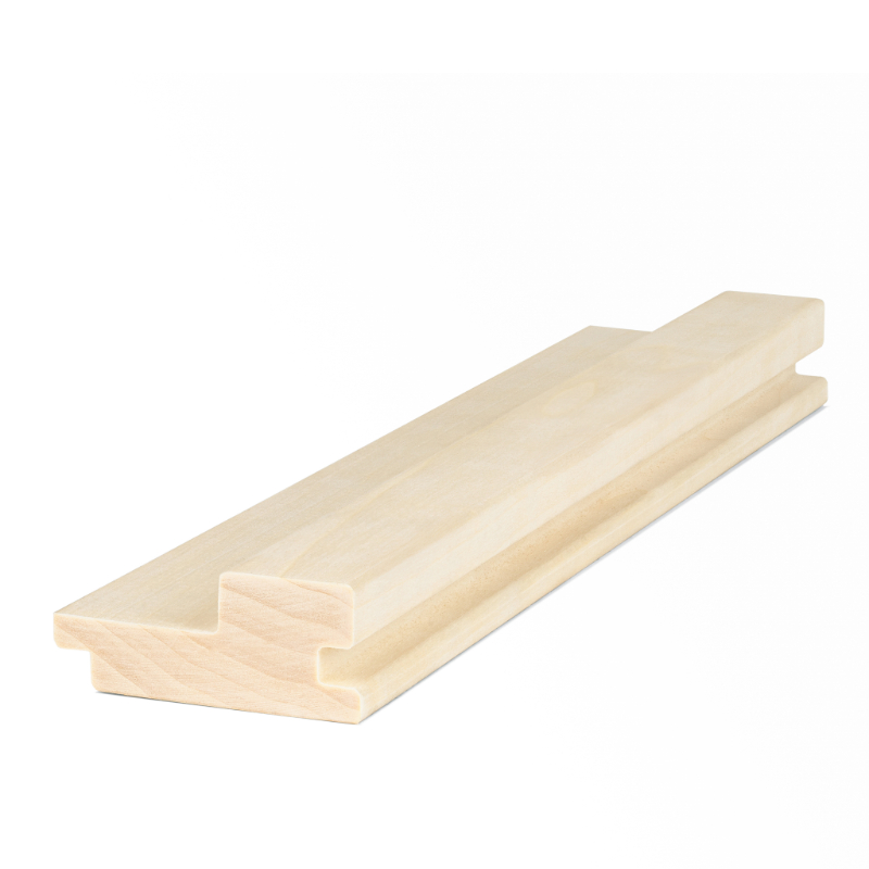 Premium Aspen 2x3 TG Grace profile sauna wood board