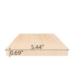 PROSAUNAS 1x6 S4SEE Hemlock Sauna Wood