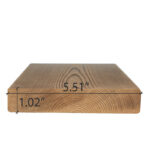 Dimensions for 2x6 S4SEE SHP Thermo-Spruce Wood