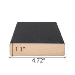 Aspen Midnight Black 2x5 S4SEE SHP sauna wood panel