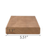 PROSAUNAS Thermo-Aspen 2x6 wood panel Dimensions